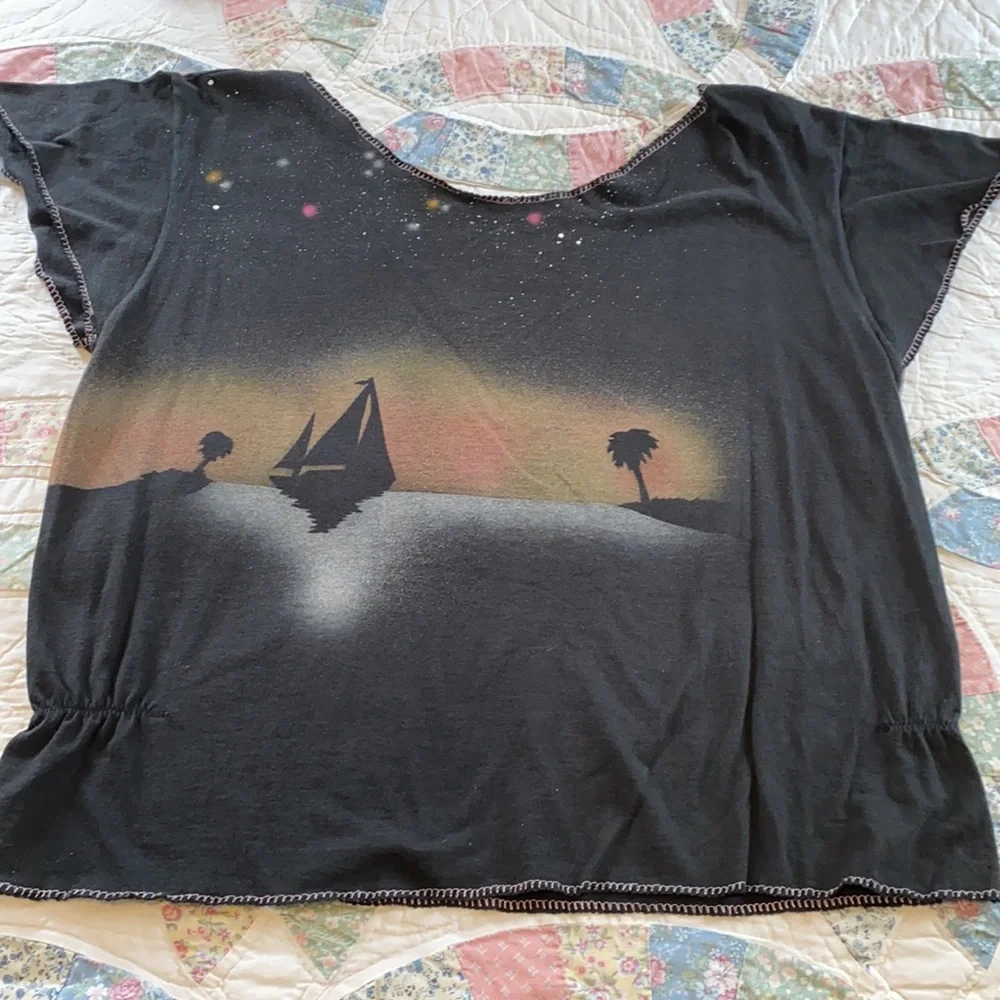 Disney Typhoon Lagoon! Up-Cycled Cover Up off shoulder 🤩🤩size XL - Picture 6 of 6